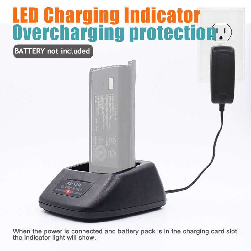 [Australia - AusPower] - Replace KSC-35S Rapid Charger Compatible for Kenwood TK-3400 TK-2200LP TK-2300VP TK2400 TK-3200L TK-3302UK 