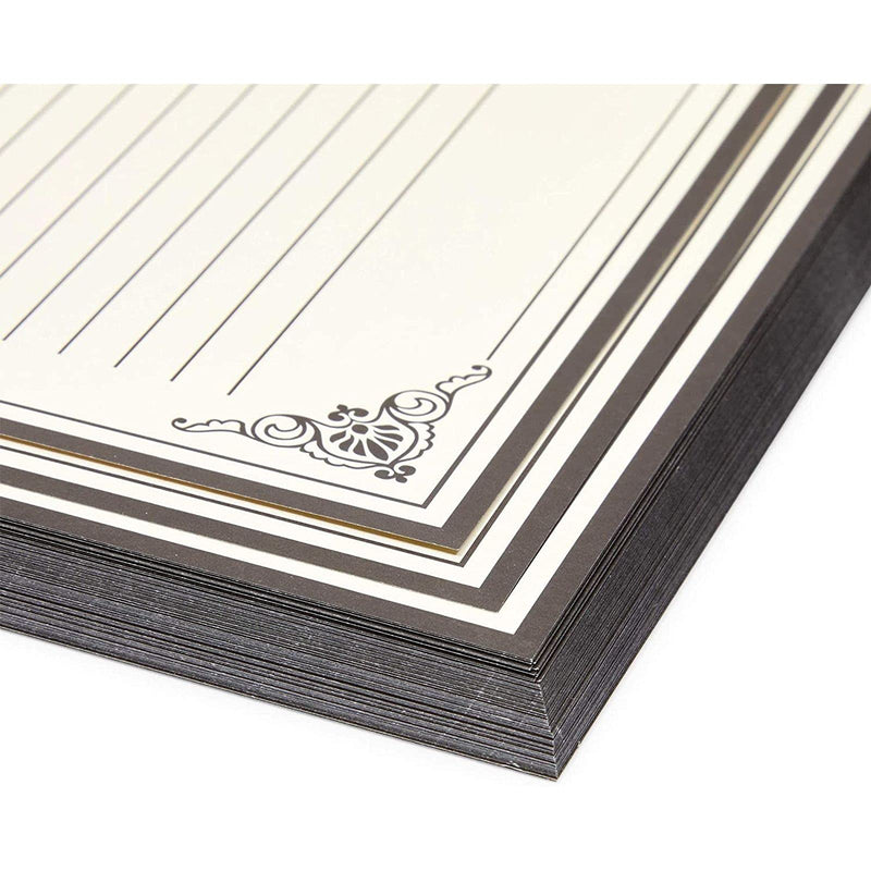 [Australia - AusPower] - Vintage Lined Stationery Paper for Writing Letters (8.5 x 11 In, 96 Sheets) 