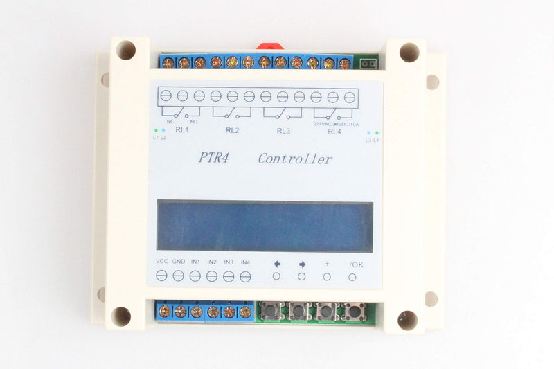 [Australia - AusPower] - NOYITO 4-Channel Programmable Time Relay Controller 99-Step Multi-Channel Timing Trigger Solenoid Valve Linkage Control LCD Display Optocoupler Isolation 