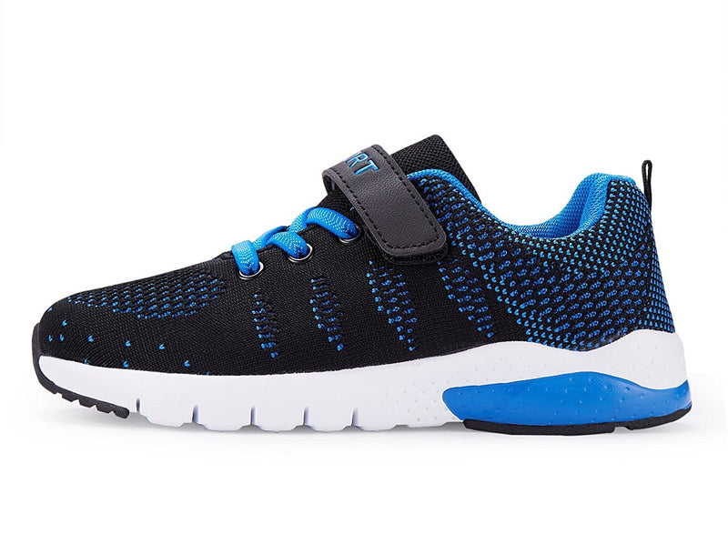 [Australia - AusPower] - MAYZERO Kids Tennis Shoes Running Sports Shoes Breathable Athletic Shoes Lightweight Walking Shoes Fashion Sneakers for Boys and Girls 4.5 Toddler Blue 