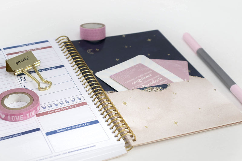 [Australia - AusPower] - bloom daily planners Bound to-Do List Book - UNDATED Daily Planning System Tear Off Calendar Pages - 6" x 8.25" - Celestial 