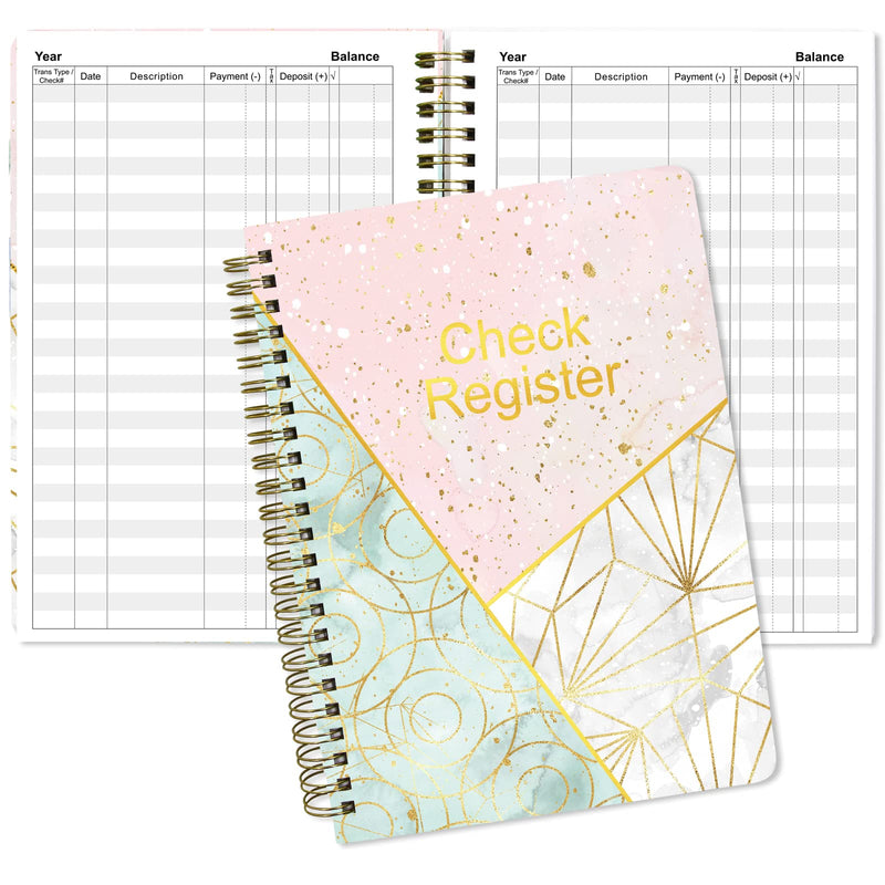 [Australia - AusPower] - Check Register Checkbook Register Journal Booklets Log with Check Transaction Registers Bank Account 