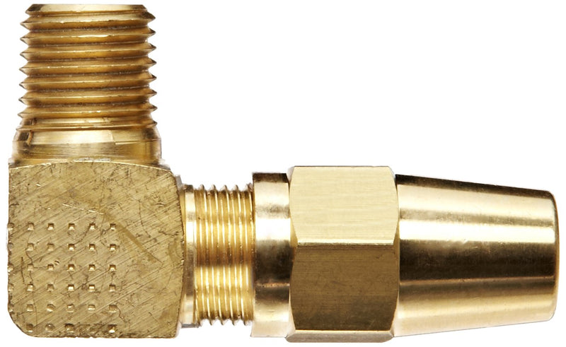 [Australia - AusPower] - EATON Weatherhead 1369X6 Air Brake Tubing, 90 Degree Elbow, Male Elbow to Male Pipe Thread, 3/8" Tube OD, 1/4" Male Pipe Thread 