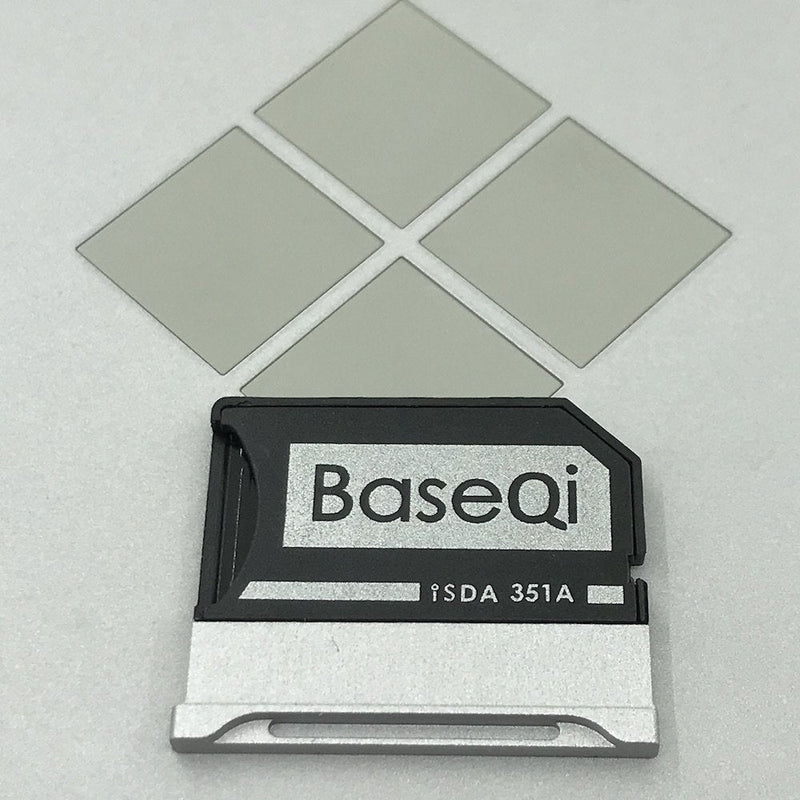 [Australia - AusPower] - BASEQI Aluminum MicroSD Adapter for Microsoft Surface Book & Surface Book 2 & Surface Book 3 15" (Model-351A) Surface Book 2 & 3 15" (model-351A) 