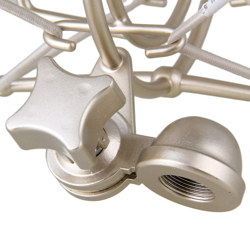 [Australia - AusPower] - lovermusic lovermusic Metal Cylinder Spider Shock Mount Stand Replacement for Newman U87 Microphone Silver 