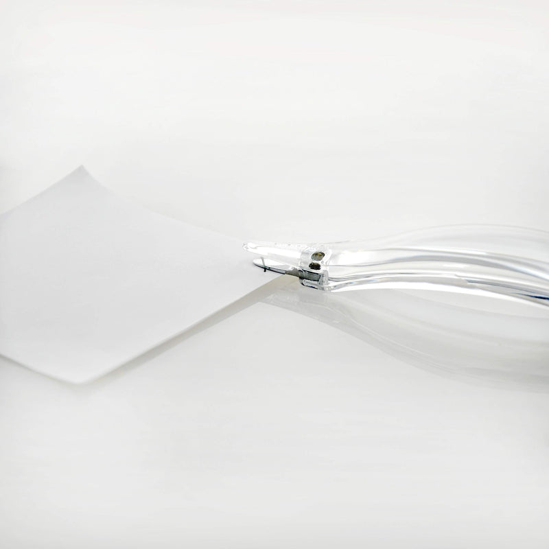 [Australia - AusPower] - COM. TOP - Acrylic Letter Opener with Staple Remover for Letter, Paper, Envelope, Simple Design Office Supplies, Desk Accessories - Clear, 2 Pack 