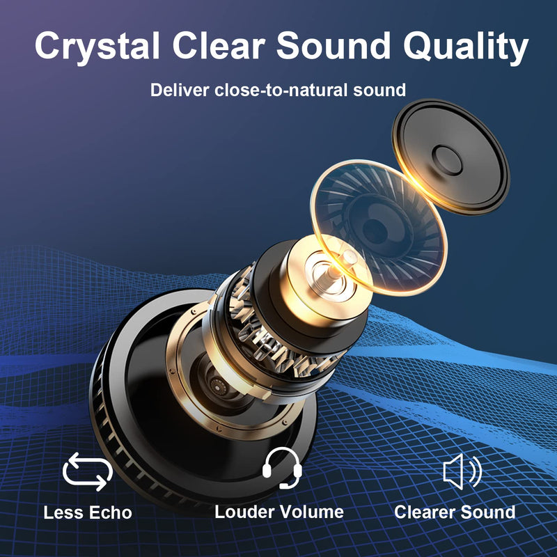 [Australia - AusPower] - Motorcycle Communication System Bluetooth 5.0 FreedConn T-COMVB Helmet Bluetooth Headset for Motorbike Skiing 2~3 Riders Pairing/ 800M Range/Music Sharing/ 1 Pack Changeable Hard & Soft Mic 1 Pack - BT 5.0 Version 