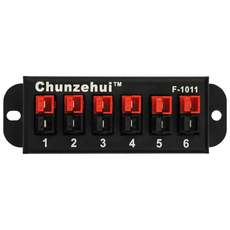 [Australia - AusPower] - Chunzehui F-1011 6-Position 45A Power Pole Distribution Block Module, Connector Power Splitter Distributor Source Strip. 