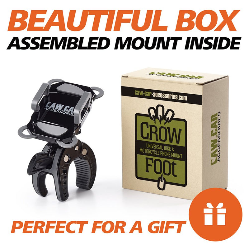 [Australia - AusPower] - Bike & Motorcycle Phone Mount - for iPhone 12 (11, Xr, SE, Max/Plus), Galaxy S21 or Any Cell Phone - Universal ATV, Mountain & Road Bicycle Handlebar Holder. +100 to Safeness & Comfort 
