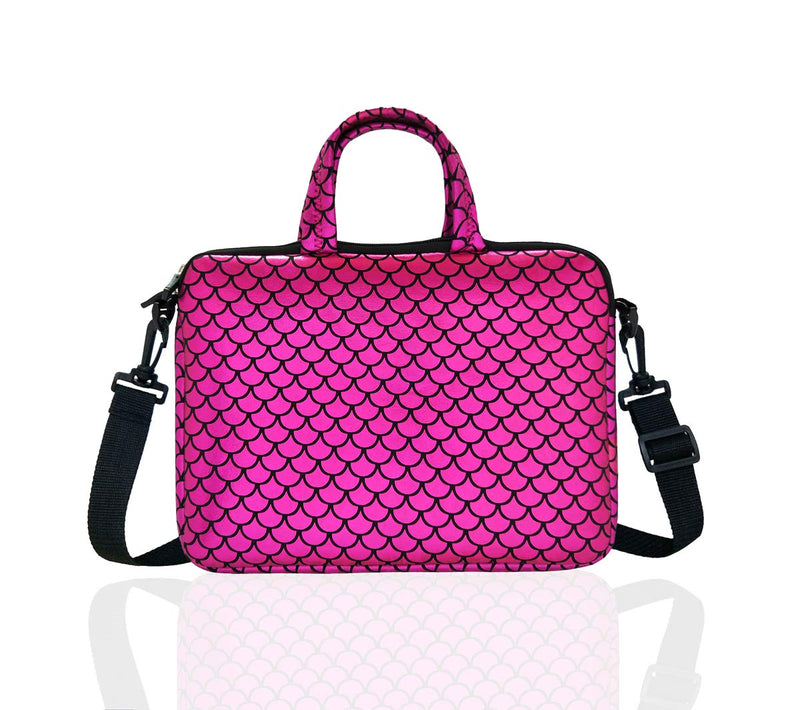 [Australia - AusPower] - 10.5-Inch Laptop Ipad Shoulder Carrying Bag Case For 9.6" 10" Tablet/Reader (Purple) Purple 