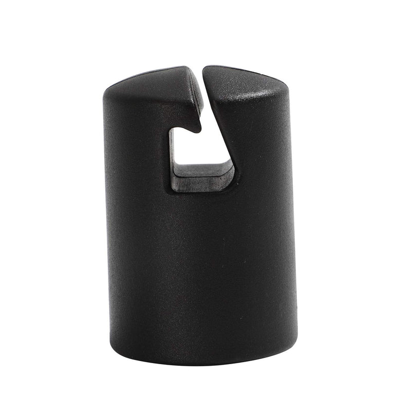 [Australia - AusPower] - ZIZILAND Trampoline Enclosure Pole Cap for Flat Steel Sheet Top Ring System, 6 Pieces, Black 