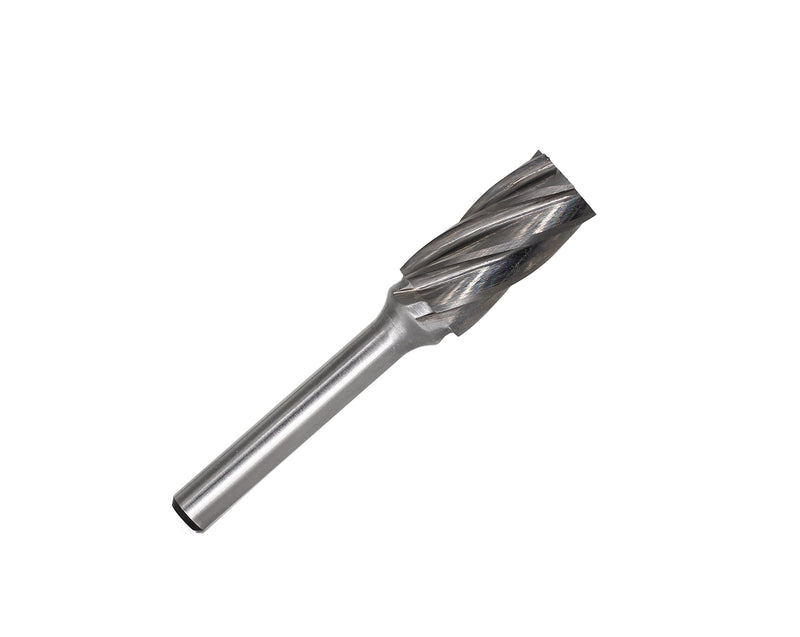 [Australia - AusPower] - YUFUTOL SA5-NF Aluminum Cut Tungsten Carbide Rotary Burr Bits File for Die Grinder,Cylindrical Shape with 1/4 inch Shank, 1/2 inch Head Diameter, 1 inch Flute length, Pack of 1 