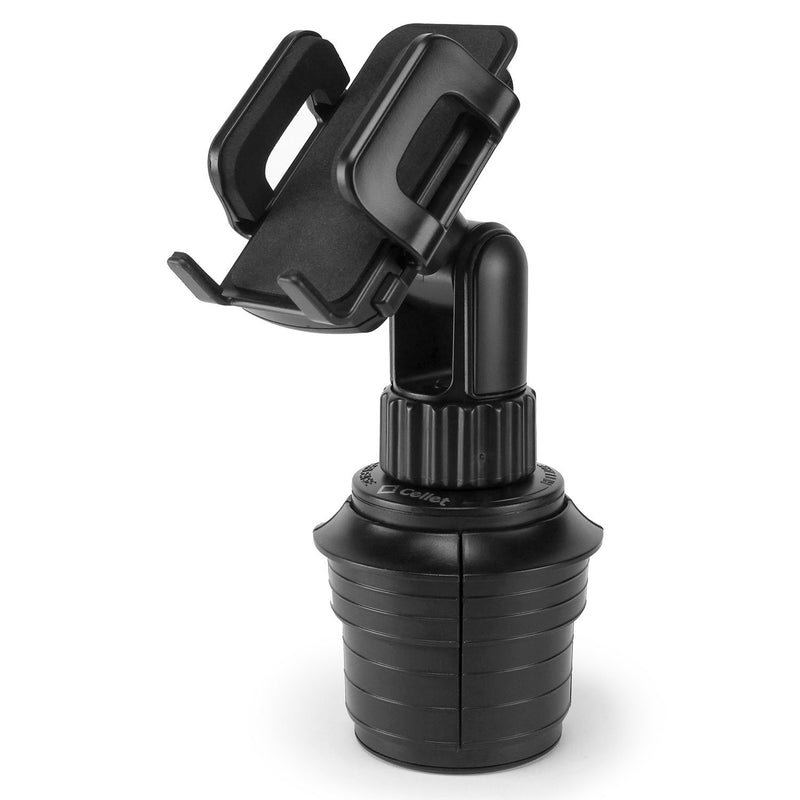 [Australia - AusPower] - Cellet Car Phone Mount Holder Car Cup Holder Phone Holder Mount, Adjustable Compatible with Apple iPhone 13 Pro Max 12 Pro Max Mini 11 SE XS XR X 8 Plus Samsung Note 20 10 Galaxy S21 S20 Moto Pixel Height - 6.5 in 