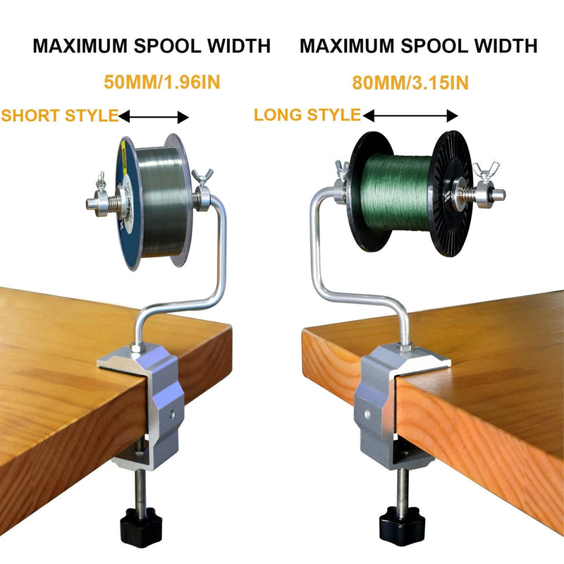 [Australia - AusPower] - THKFISH Fishing Line Spooler Fishing Line Winder Spooler Fishing Accessories Adjustable Stable Portable Fishing Line Spooler/Fishing Line Remover A -Long- Line Spooler 