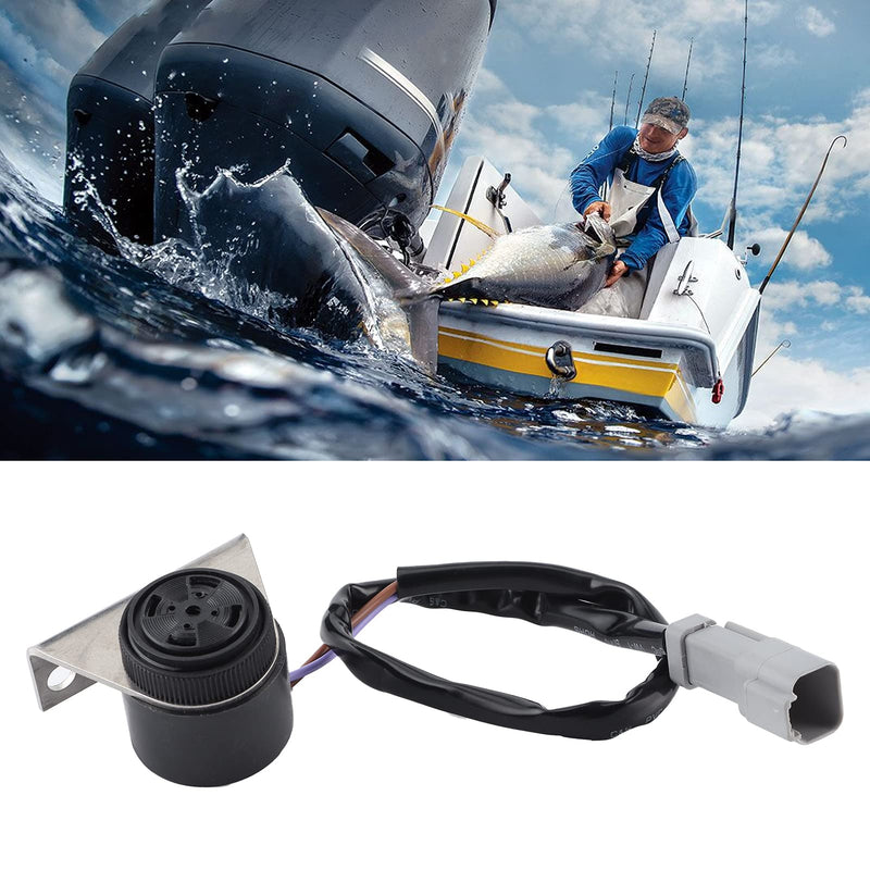 [Australia - AusPower] - Aramox Boat Warning Buzzer, Warning Horn Alarm Buzzer Beeper Electronic Buzzer Alarm Outboard Sounder Sound Beep Outboard Marine Boat Accessories 353629 