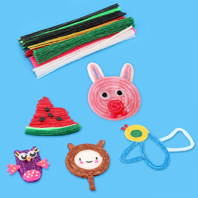[Australia - AusPower] - 800pc Art Crafts Wax Yarn Sticks Non-Toxic Bendable Sticky Material in Bulk. Perfect Handicraft Gift, Entertainment for Teen Student DIY Project 800 