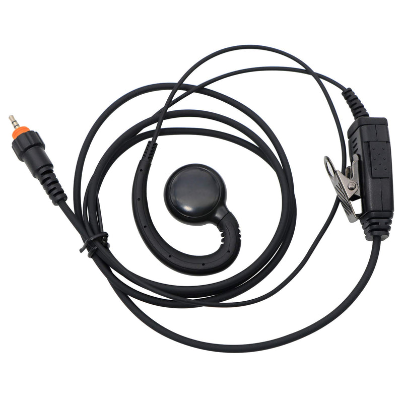 [Australia - AusPower] - Earpiece for Walkie Talkie Radio, 1 Pin Single Wire Headset C Shape Swivel Ear-Hook Earpiece for Motorola Radios CLP1010 CLP1040 CLP1060 (CLP 1010 1040 1060) 