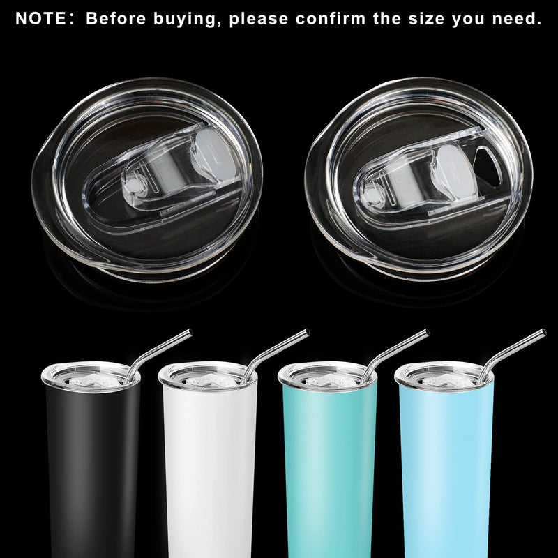[Australia - AusPower] - YiePhiot 20 oz Skinny Tumbler Replacement Lids Spill Proof Splash Resistant Lids Covers for 2.76in Cup Mouth Compatible with YETI Rambler and More Tumbler Cups (20 oz, 2 Pack) 