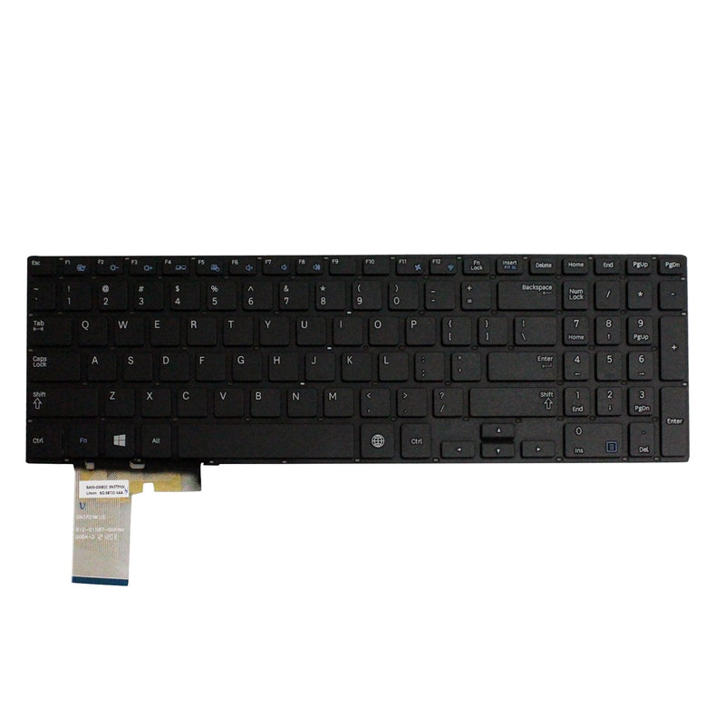 [Australia - AusPower] - GinTai Laptop US Keyboard Without Frame Replacement for Samsung NP470R5E-K02UB NP470R5E-X01 Notebook Series 5 NP510R5E Ativ Book 4 NP470R5E NP370R5E NP470R5E-X02 NP470R5E-K01UB NP510R5E-A02UB NP510R5E 