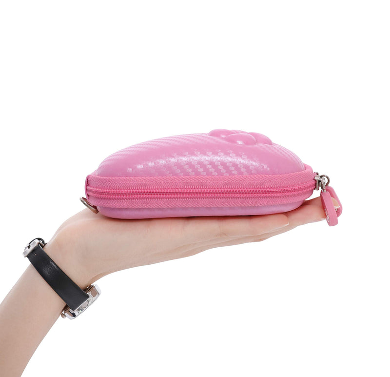 [Australia - AusPower] - Koonice Hard Case Compatible for Apple Magic Mouse (I and II 2nd Gen) Including Carabiner (Pink) Pink 