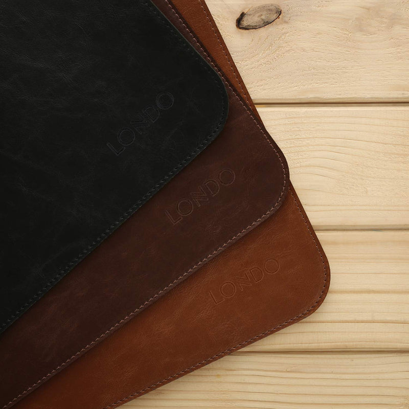 [Australia - AusPower] - Londo Leather Extended Mouse Pad - Desk Mat Light Brown 