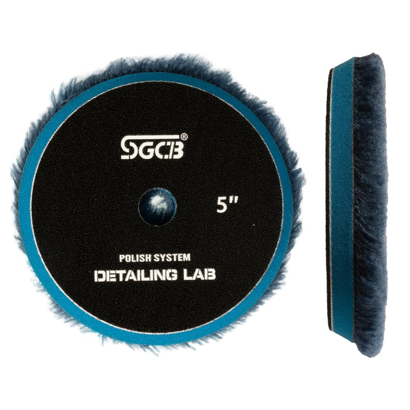 [Australia - AusPower] - SGCB Pro 6" Wool Buffing Polishing Pads 3Pcs Coarse Medium Light Cutting Car Wool Polishing Pads,Wool Buffing and Polishing Pads Wool Buffing Wheel for 6 Inch Car Polisher Compounding, Polishing 6â€œ Set 