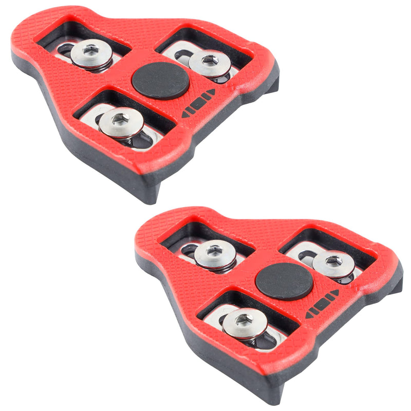 [Australia - AusPower] - CyclingDeal Compatible with Peloton Look Delta (9 Degree) Bike Cleats - Indoor Cycling & Road Bike Bicycle Cleat Set - Fully Identical or Compatible with Peloton Indoor Bikes Pedals and Shoes Non Slip 