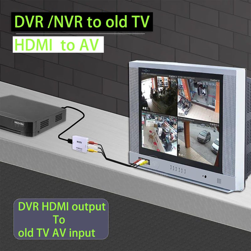 [Australia - AusPower] - HDMI to RCA Converter (hdmi to av Adapter) hdmi to RCA Adapter converts HDMI Output Source to Old-Fashioned RCA Display （Optional：av to hdmi,hdmi to av,av to vga,vga to av,vga to hdmi,hdmi to vga） 