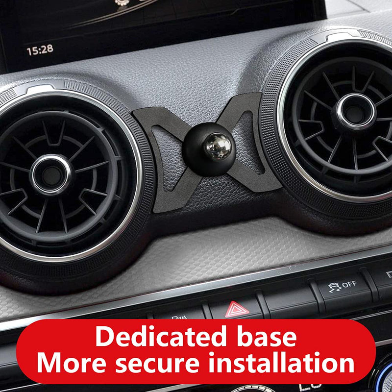 [Australia - AusPower] - LUNQIN Car Phone Holder for Audi Q2 2018-2021 Auto Accessories Navigation Bracket Interior Decoration Mobile Cell Phone Mount 