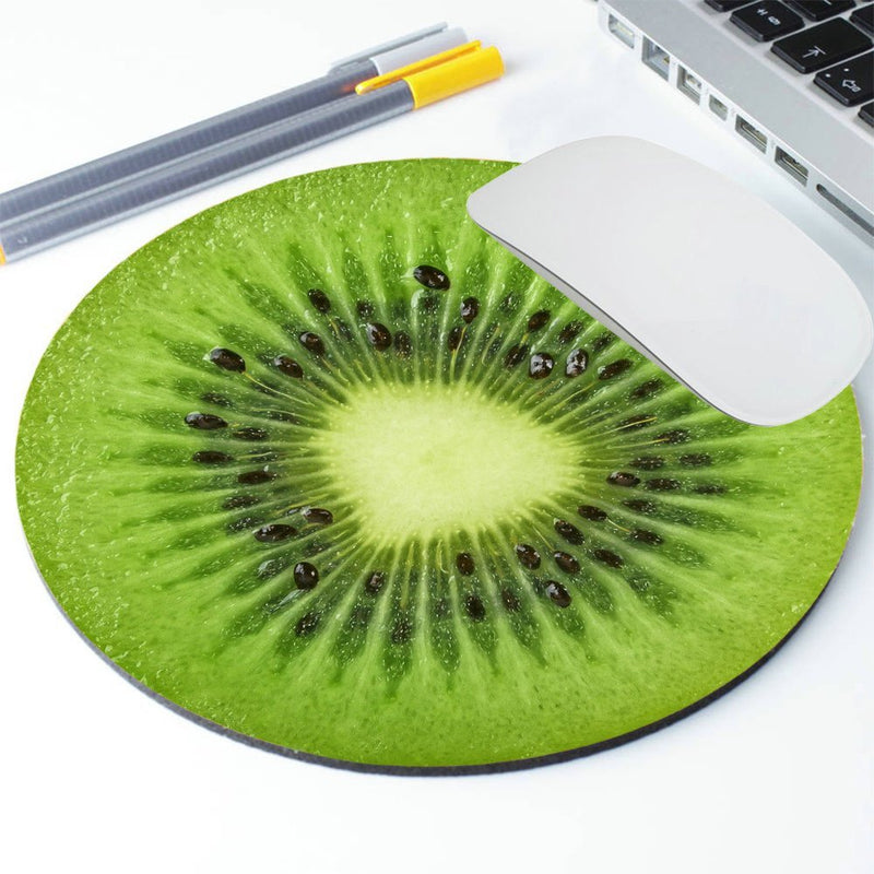 [Australia - AusPower] - Kiwi Slice Mousepad, Tropical Kiwi Fruit Mouse Pad, Fruit Mousepad, Vegan Mouse Pad, Vegan Gift, Food Mousepad, Foodie PA-104 