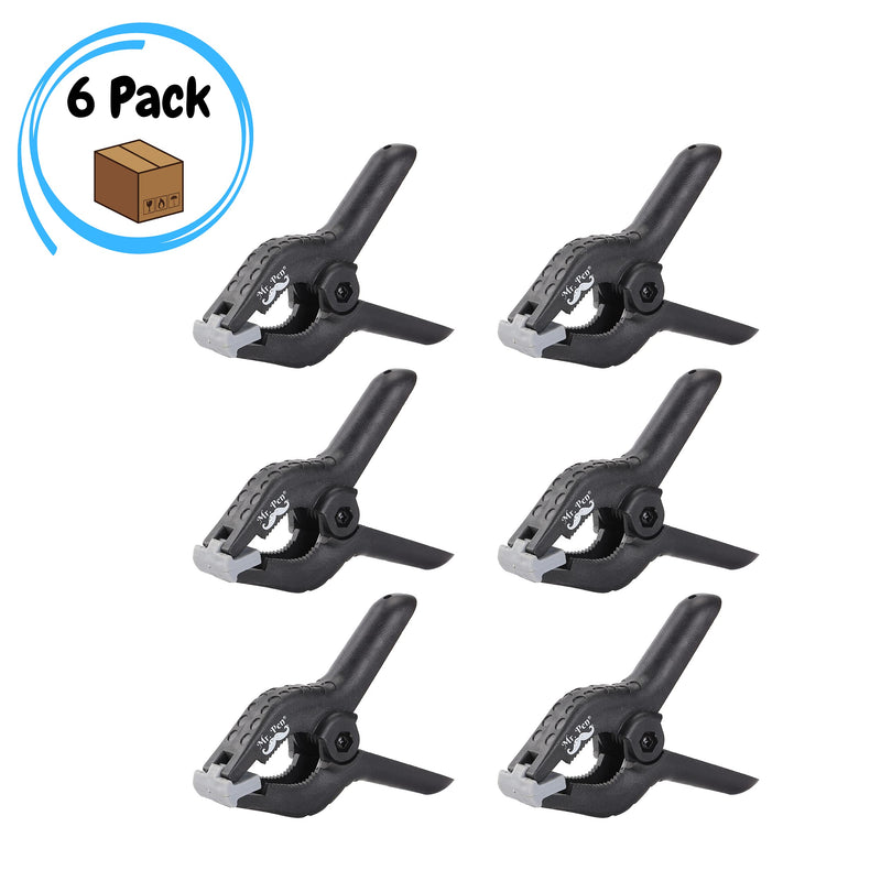 [Australia - AusPower] - Mr. Pen- Spring Clamps, 6 Pack, 4.5 Inch, Plastic Clamps, Backdrop Clamps, Clamps Set, Clamps for Crafts, Clamps, Clamps for Backdrop Stand, Clamps for Woodworking. 