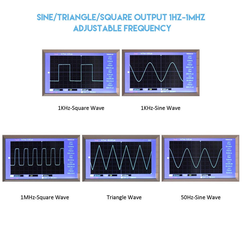 [Australia - AusPower] - Weewooday Signal Generator Kit, XR2206 Precise Function Signal Generator Frequency Module Signal Generator DIY Kit Sine Triangle Square Output Adjustable 1Hz-1MHz, 9-12V DC Input (1) 1 