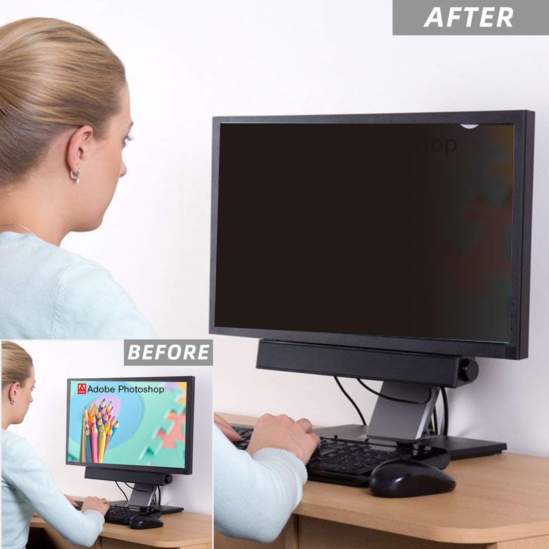 [Australia - AusPower] - 23.8 inch Computer Privacy Screen Filter - Compatible 16:9 Aspect Ratio Widescreen Monitor - Blue Light Filter - Anti-Glare & Anti-Scratch Protector Film (23.8" Widescreen (16:9)) 23.8" Widescreen (16:9 ) 