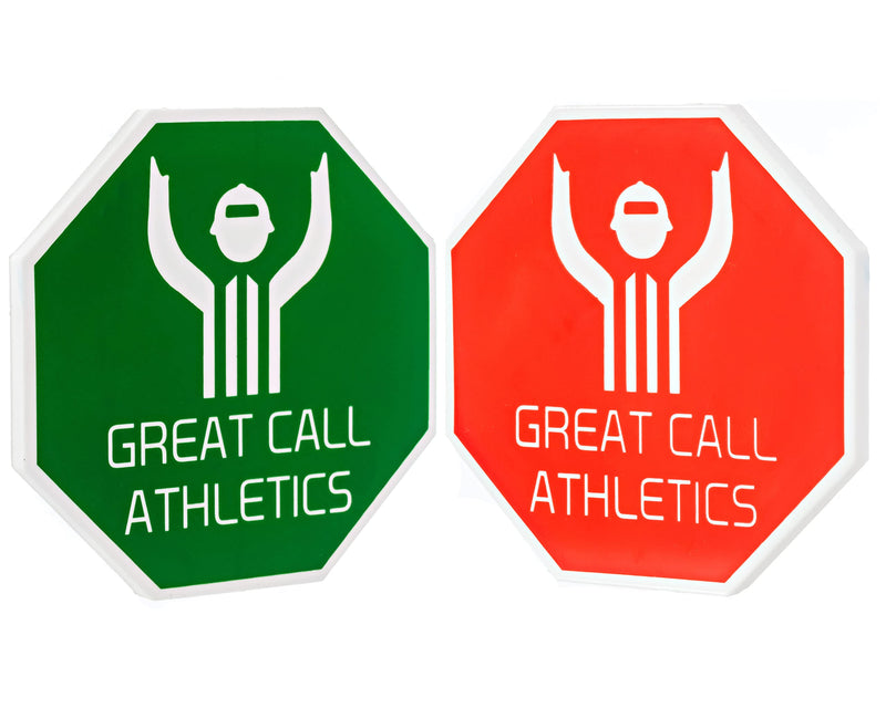 [Australia - AusPower] - Great Call Athletics | Wrestling Flip Disc | Red & Green Pro Referee Coin | Pliable Plastic | Elite Official's Choice! 