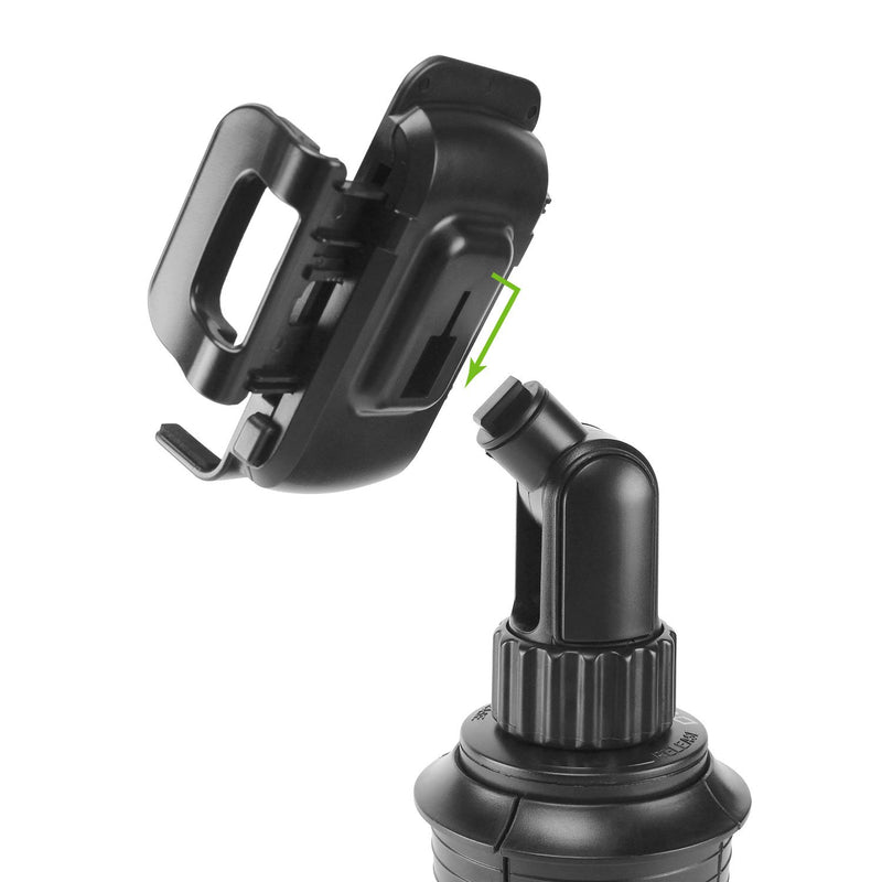 [Australia - AusPower] - Cellet Car Phone Mount Holder Car Cup Holder Phone Holder Mount, Adjustable Compatible with Apple iPhone 13 Pro Max 12 Pro Max Mini 11 SE XS XR X 8 Plus Samsung Note 20 10 Galaxy S21 S20 Moto Pixel Height - 6.5 in 
