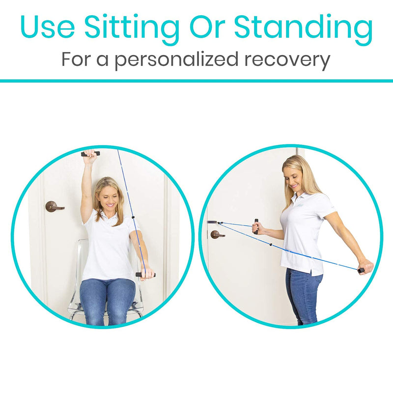 [Australia - AusPower] - Vive Shoulder Pulley - Over Door Rehab Exerciser for Rotator Cuff Recovery 