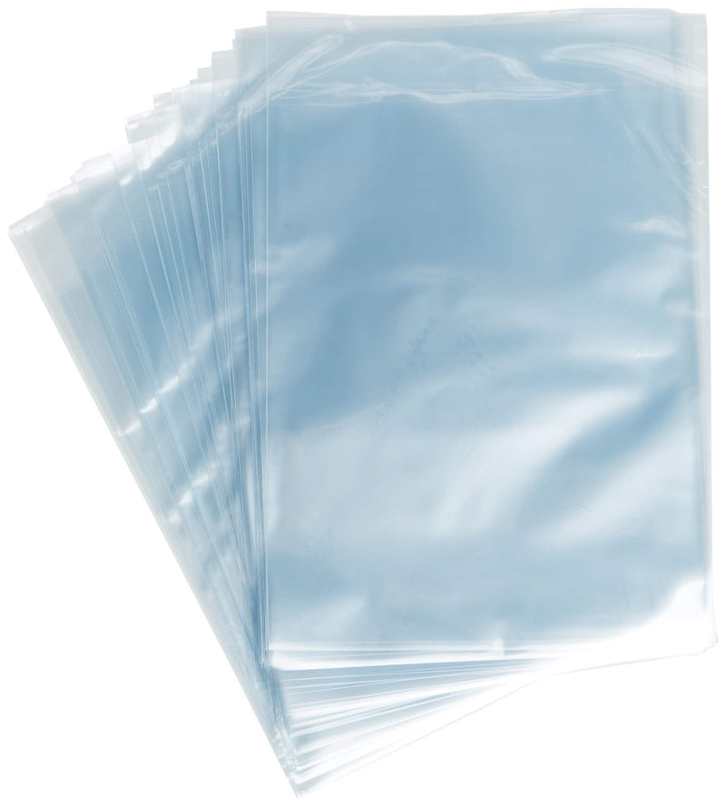 [Australia - AusPower] - BCW Crystal Clear 2-mil Polypropylene Magazine Bags 8-3/4" X 11-1/8" with 1-1/2" Flap. (100-Count) 