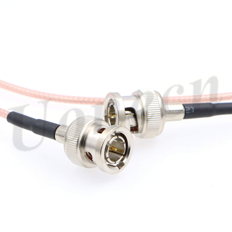 [Australia - AusPower] - Uonecn MegaFlex HD-SDI Cable RG179 BNC Male to BNC 75ohm for Blackmagic HyperDeck Shuttle and BMCC BMPC Hyperdeck Cameras 1M 