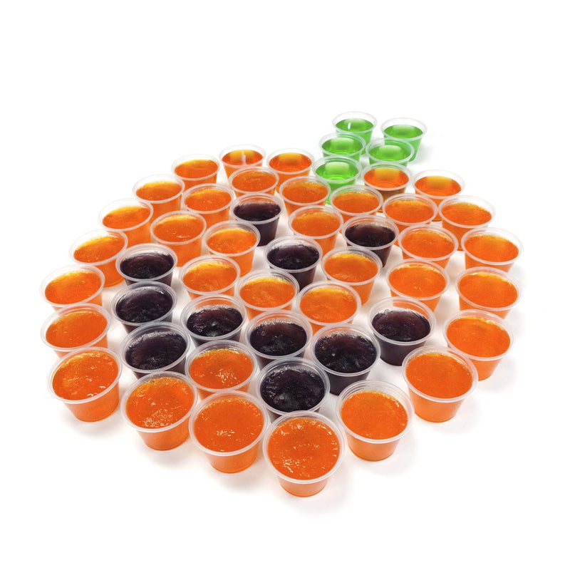 [Australia - AusPower] - Party Essentials N2550 Squeezable Plastic Gelatin/Jello Shot Glasses/Portion Souffle Cups/Condiment Sauce Containers with Lids, 50 Sets, 2.5 oz. Clear 