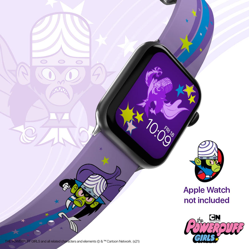 [Australia - AusPower] - Powerpuff Girls Smartwatch Band - Officially Licensed, Compatible with Every Size & Series of Apple Watch (watch not included) Evil Mojo Jojo 