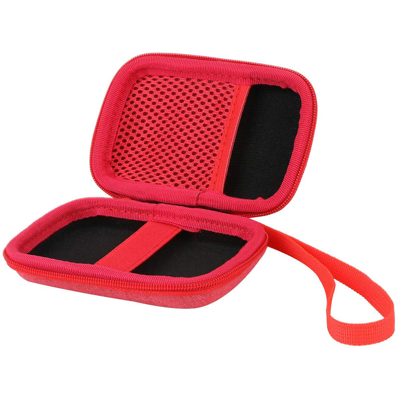 [Australia - AusPower] - Aenllosi Hard Carrying Case Compatible with WD 1TB 2TB 500GB My Passport SSD External Portable Drive (red) red 