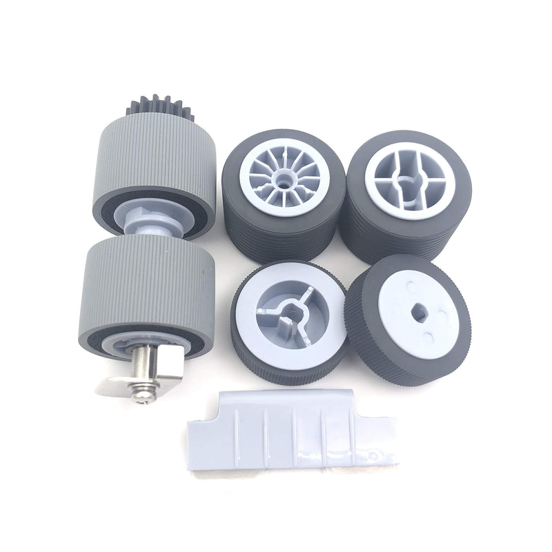 [Australia - AusPower] - OKLILI PA03450-K011 PA03450-K012 PA03450-K013 PA03450-K014 Pick Roller Set Separator Roller Set Brake Roller Separation Pad Compatible with Fujitsu fi-5900C fi-5950 fi-5900 Scanner 