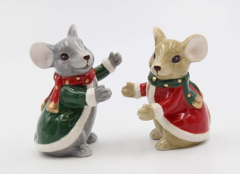 [Australia - AusPower] - Cosmos Gifts Christmas Mouse Couple S/P Salt and Pepper Set, Multicolored 