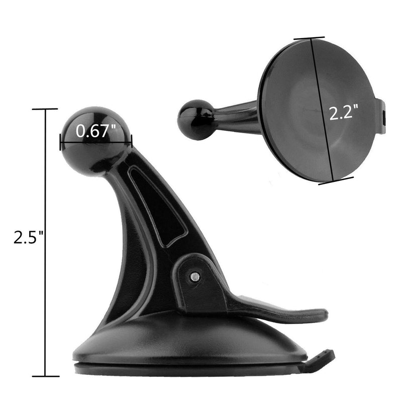 [Australia - AusPower] - TraderPlus 2Pcs GPS Windshield Mount Holder for Garmin Nuvi Suction Cup Car Windscreen 