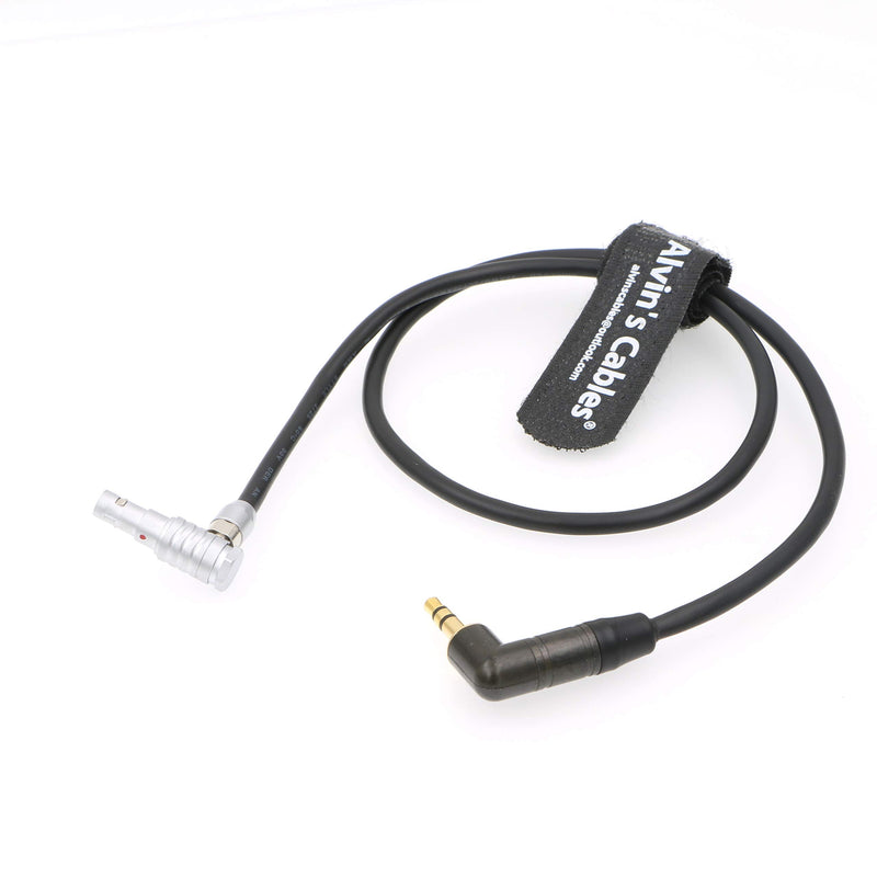 [Australia - AusPower] - Audio Cable for ARRI Alexa Mini Camera Right Angle 5 Pin Male to 3.5mm Right Angle TRS 20 Inches 50cm 