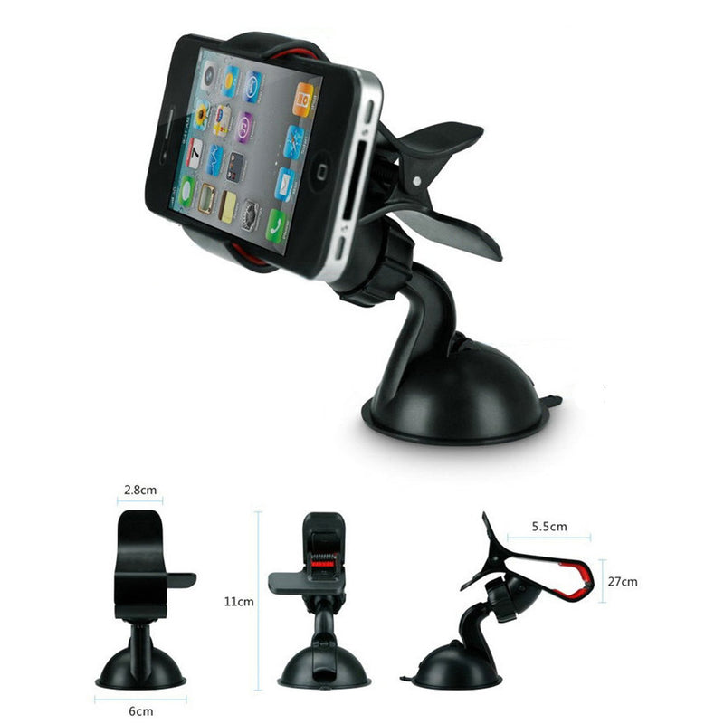 [Australia - AusPower] - Cell Phone Car Holder Mount for Windshield and Dashboard 