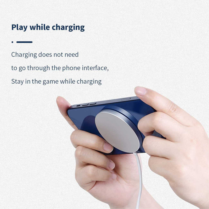[Australia - AusPower] - Magnetic Wireless Charger, 15W Fast Wireless Charging Pad with 20W Mini USB-C PD Adapter, Compatible with MagSafe Charger for iPhone 13 Pro Max/13Pro/13/13Mini/12Pro Max/12Pro/12/12Mini, AirPods Pro 