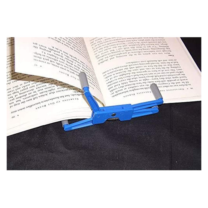 [Australia - AusPower] - FlipKlip Portable Book Page Holder for Hands Free Reading in Bed, on The Go, on The Treadmill & Exercise Bike - Works on Hardcovers, Paperbacks, Magazines, and Comic, Art, Piano and Recipe Books 1-Pack Green 