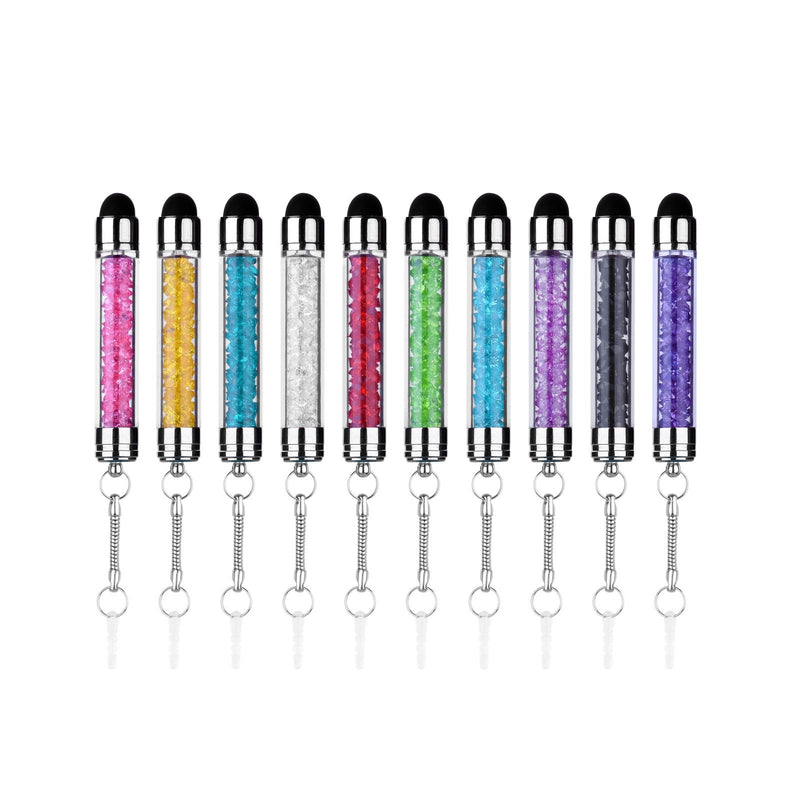 [Australia - AusPower] - TXLOVE 10 Pack Stylus Universal Touch Screen Capacitive Pen Colorful Stylus Pen Set More Stylus Touch Screen Cellular Phone & Tablet Pen for iPhone , iPod Touch 