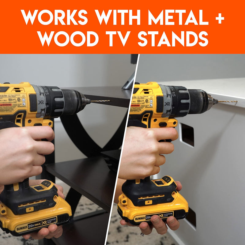 [Australia - AusPower] - ECHOGEAR TV Safety Straps for Flat Screens - Anchor TVs Up to 90" to Furniture Or The Wall - Pre-Assembled Anti-Tip Strap Includes All Hardware for Baby Proofing Your TV 